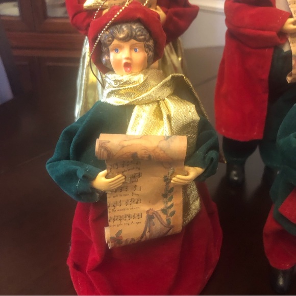 Christmas Vintage Kurt Adler Caroling Family set of 4 - Picture 2 of 10